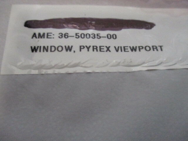 5738-6 Window, Pyrex Viewport, CHA, 453023