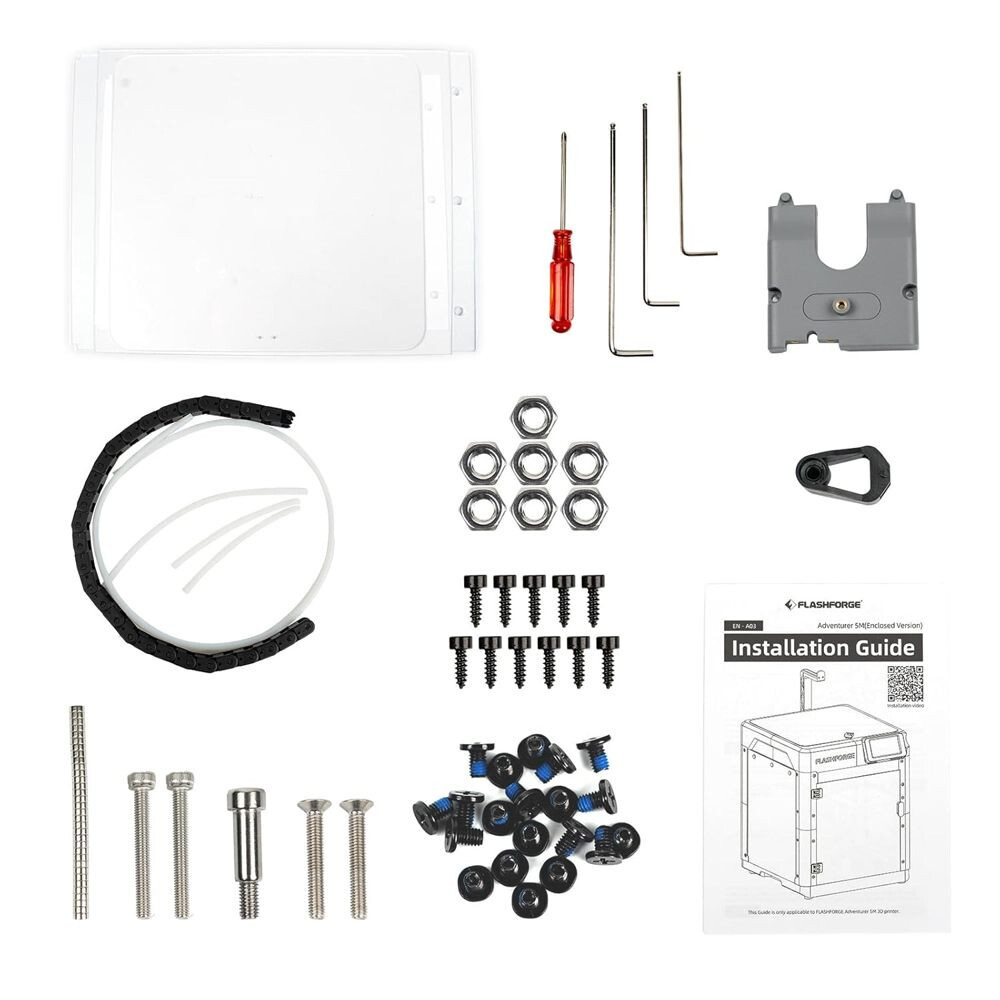 FLASHFORGE 3D Printer DIY Enclosure Kit for Adventurer 5M Stable Printing ASA PC