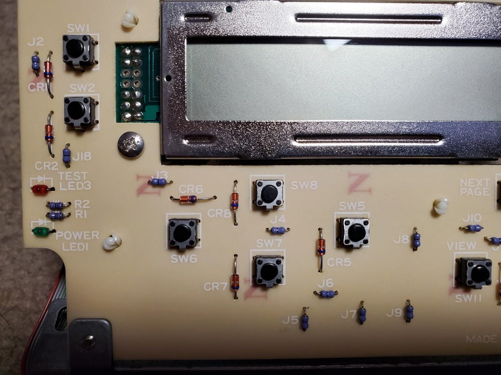 graphtec gp2106 plotter control panel button board Epson display ea-d20025ar