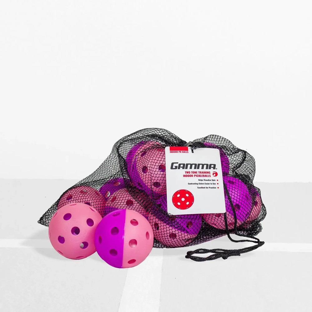 Gamma Indoor Two-Tone Training Pickleballs