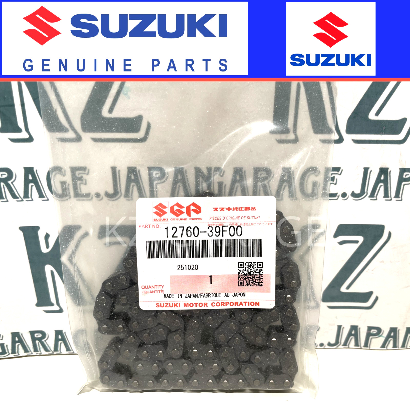 SUZUKI Genuine 2006-2023 GSXR 750 CAMSHAFT CAM TIMING CHAIN 12760-39F00 New