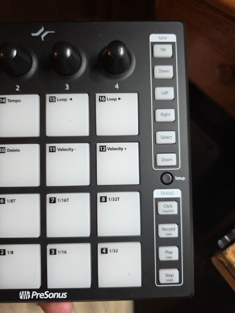 PreSonus ATOM Pad Controller USB MIDI Drum Pad for Studio/Beat Making - EUC