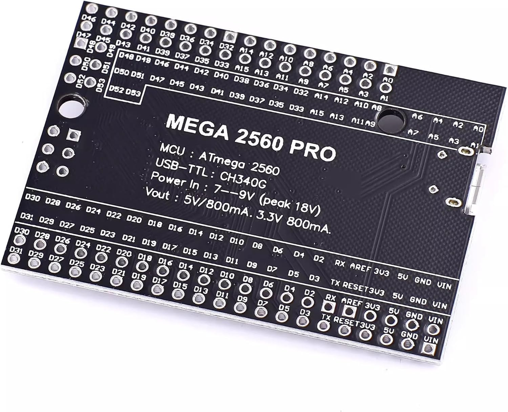MEGA 2560 PRO Embed CH340G/ATMEGA2560-16AU Pro Mega Module with Male Pinheader