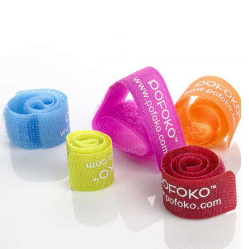 POFOKO Hook＆Loop Ties Easy To Use Adjustable Double Sided -Various Colours