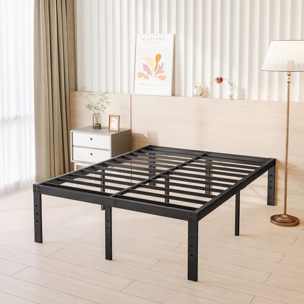 Queen Bed Frame with Under Bed Storage: Stylish & Stable Sleep Support