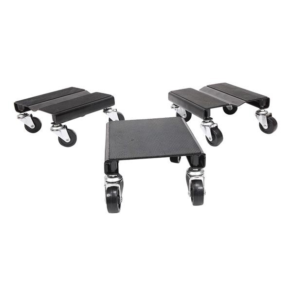 3pcs Snow Mobile Dolly Black