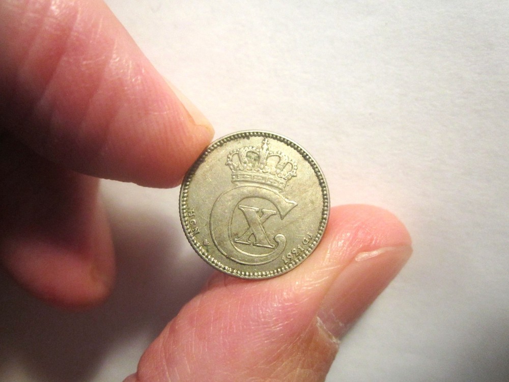 1921 DENMARK 25 ORE