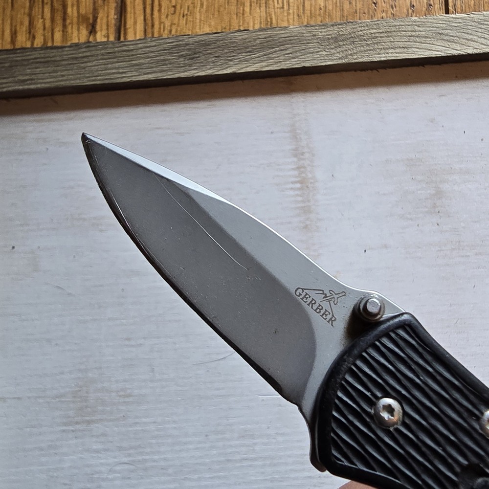 GERBER MINI FAST DRAW ASSISTED OPEN PLAIN EDGE KNIFE