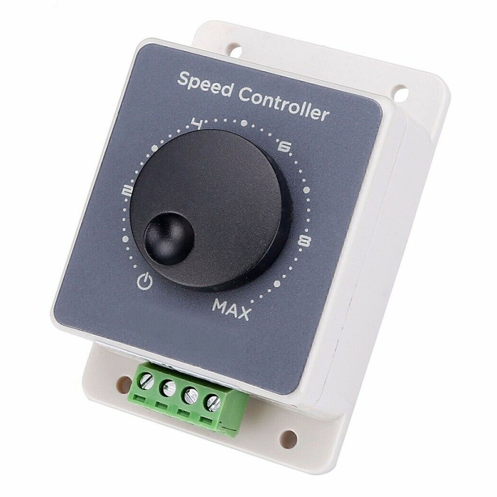 12V 24V 48V 20A DC 10-60v Motor Adjustable Speed Controller Regulator Switch US