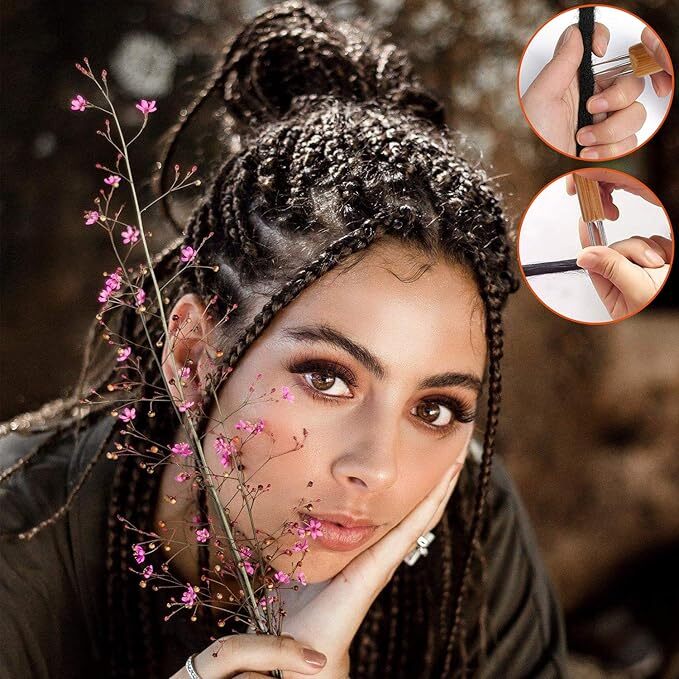 9PCS Dreadlock Crochet Hook for Hair Braid Dreadlock Dread Locks Needle Tool