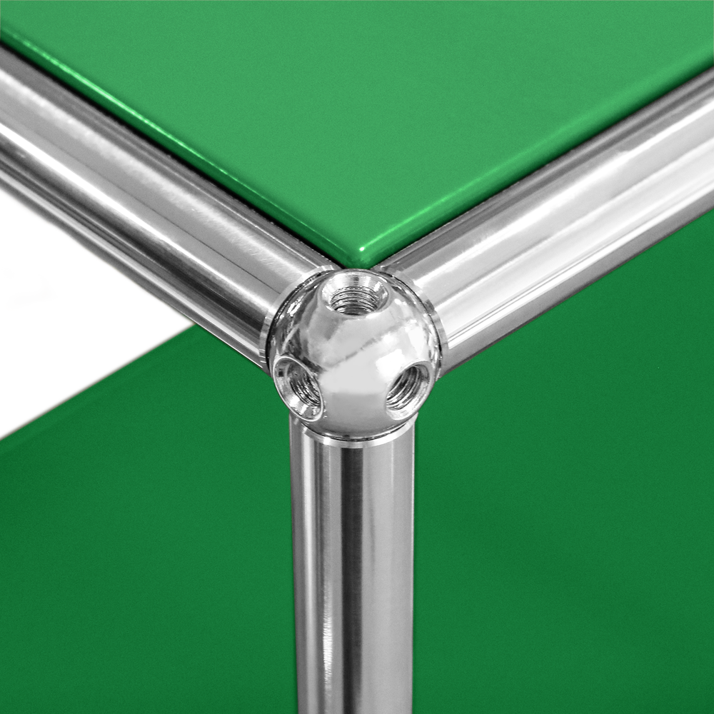 Classic USM Haller Style Compact Nightstand Open Shelf Side Table Bedside Table