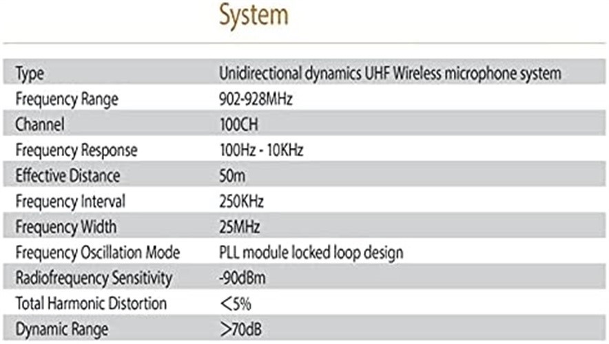 BMB Wireless Karaoke Microphone System Black Professional - WB-5000S(B)