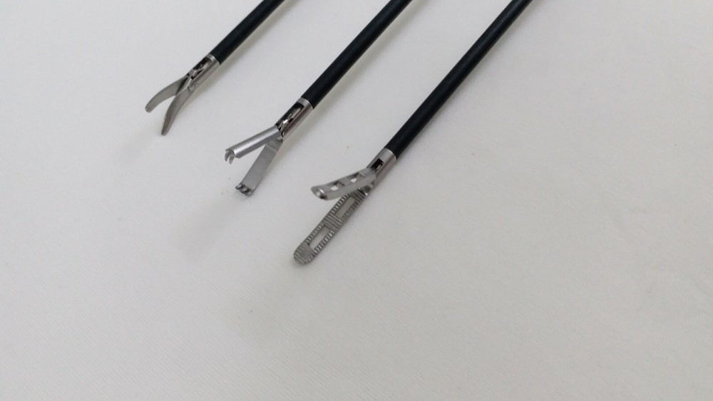 3pc Laparoscopic Grasping Forceps 5mmx330mm Endoscopy Surgical Instruments