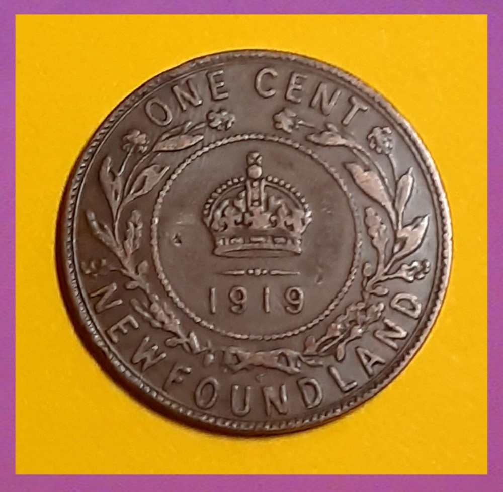1919 New Foundland Cent ( Includes Video)