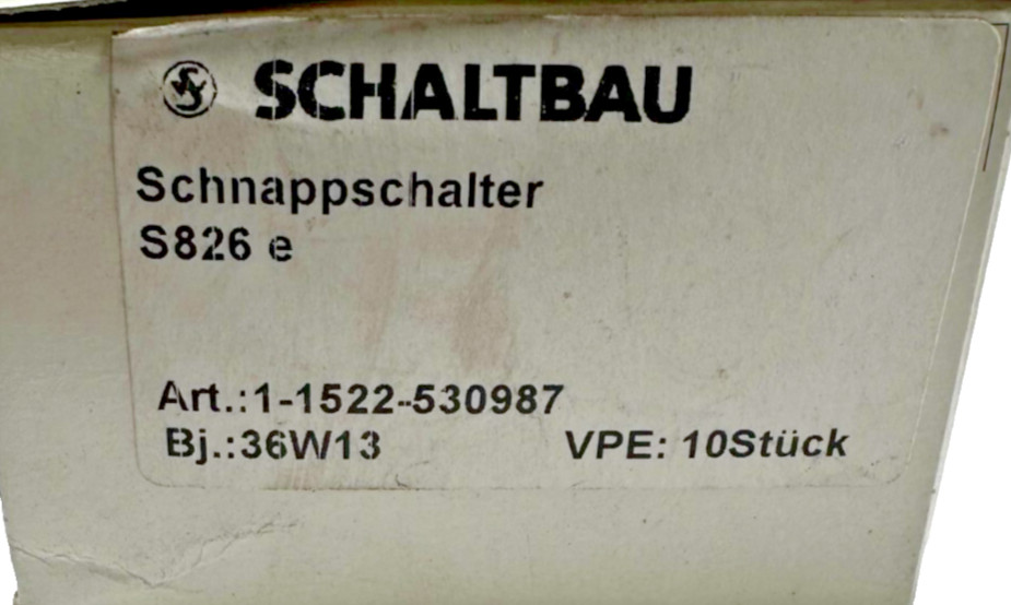 SCHALTBAU S826E 240V -AC