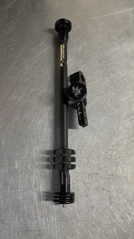Bee Stinger Microhex Complete System Archery Stabilizer Black 12 inch