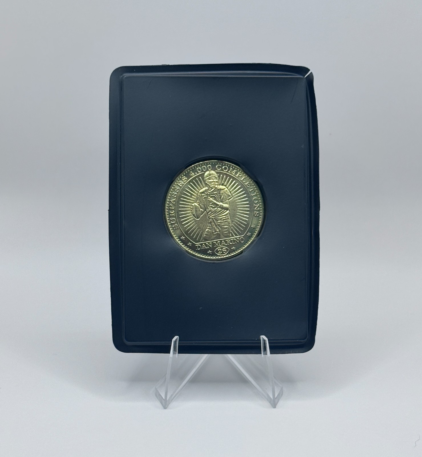 Pinnacle Mint NFL Coin Lot (25) - 1990s Barry Sanders, Marino, Emmitt Smith