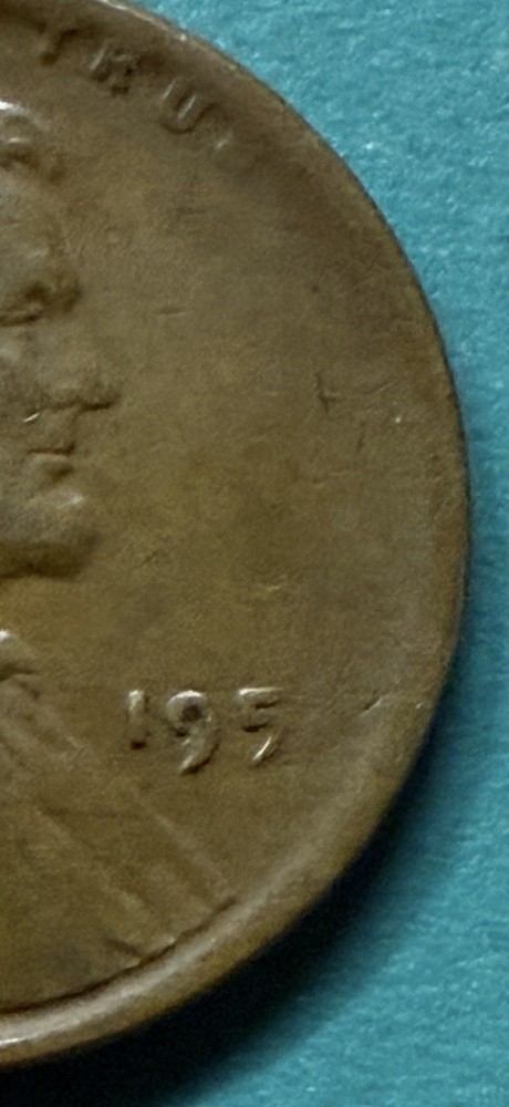 195? Lincoln Penny Weak Strike Error