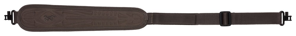 Browning Range Pro Sling Rubberized Non-Slip Backing Metal Swivals - Olive