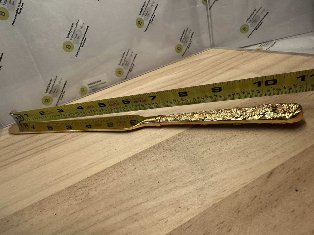 Gold Colored Cake Knife 10.75”