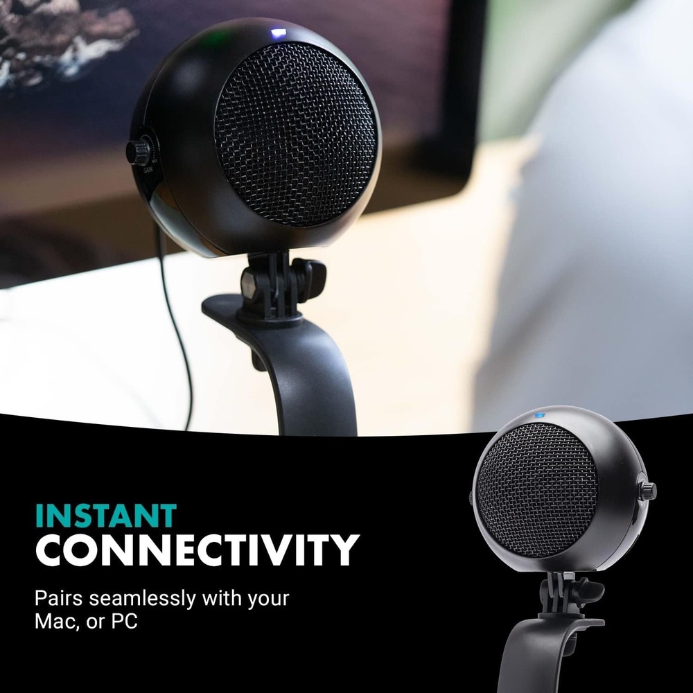 Cardioid USB Desktop Microphone - Versatile for Streaming, Gaming & Conferencing