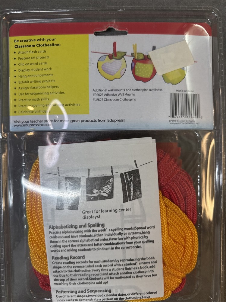 Edupress Classroom Clothesline (EP62449)