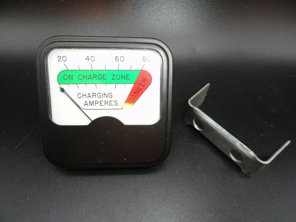 ANALOG CHARGING AMPERES METER 0 - 80 PANEL METER