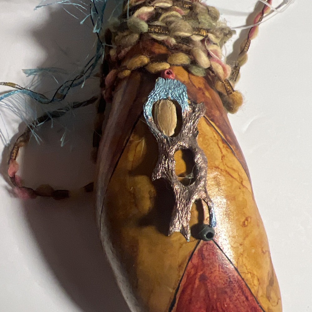 Handcrafted Textiles Gourd *see Description*