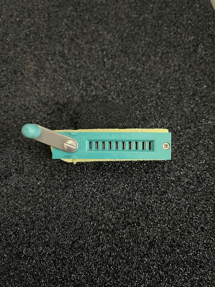 1pc 3M 210-2599  TEXTOOL DIP  ZIP SOCKET 10POS  **NOS