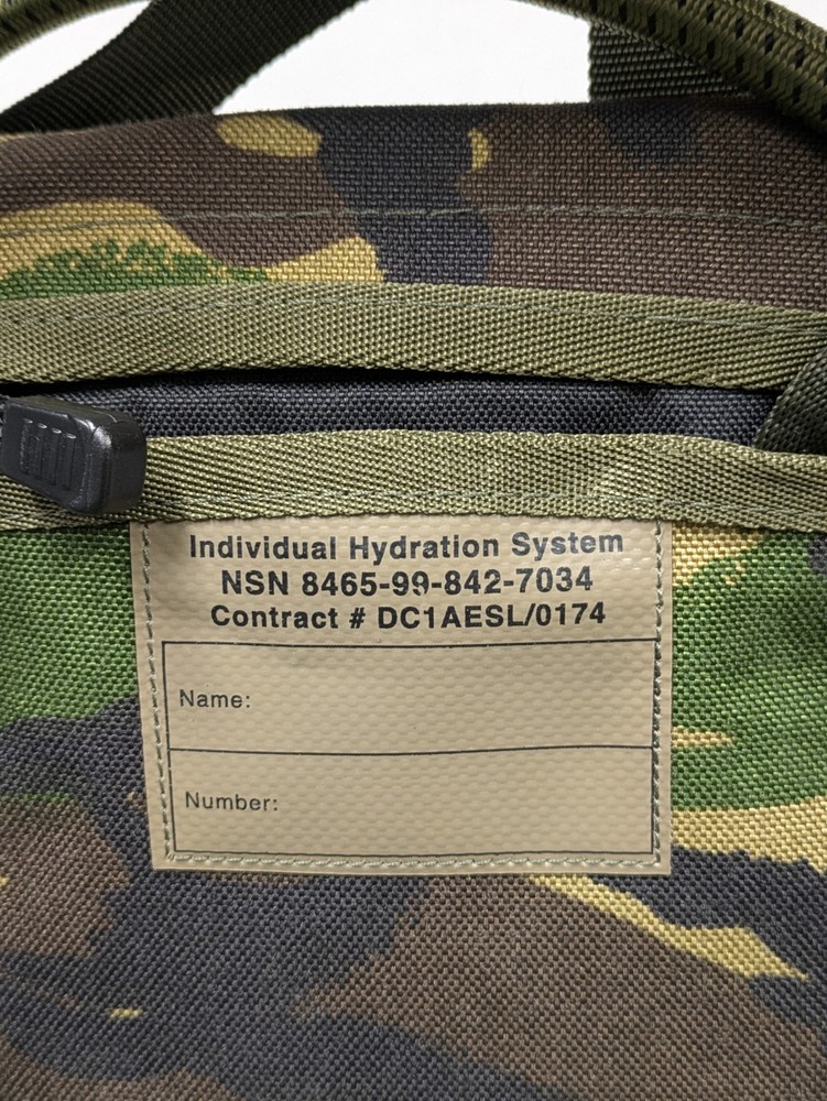 British Army DPM Camo 3L Source Individual Hydration System Water Carrier Pack