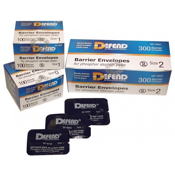 Defend Size #0 Phosphor Plate Barrier Envelopes 100/Box BF-8750