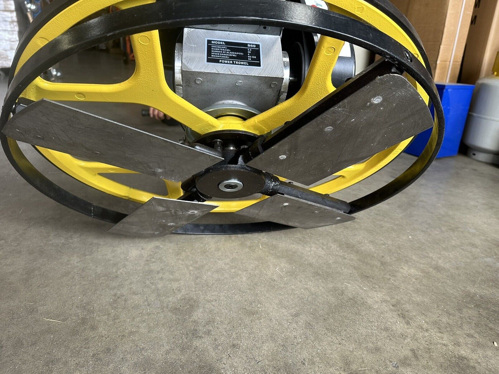 Power Trowel Blade (pk 4) 8-1/2” X 4-7/8” For 24” Surface Finishing Machine