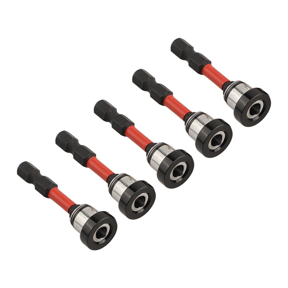 5Pcs Magnetic Plasterboard Positioning Screwdriver Bits Hand Electric Drill Bit