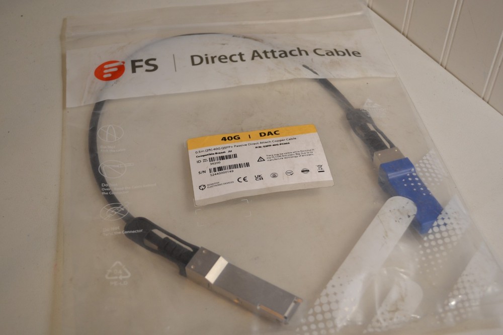 FS Direct Attach Cable 40G DAC QSFP-40G-PC005