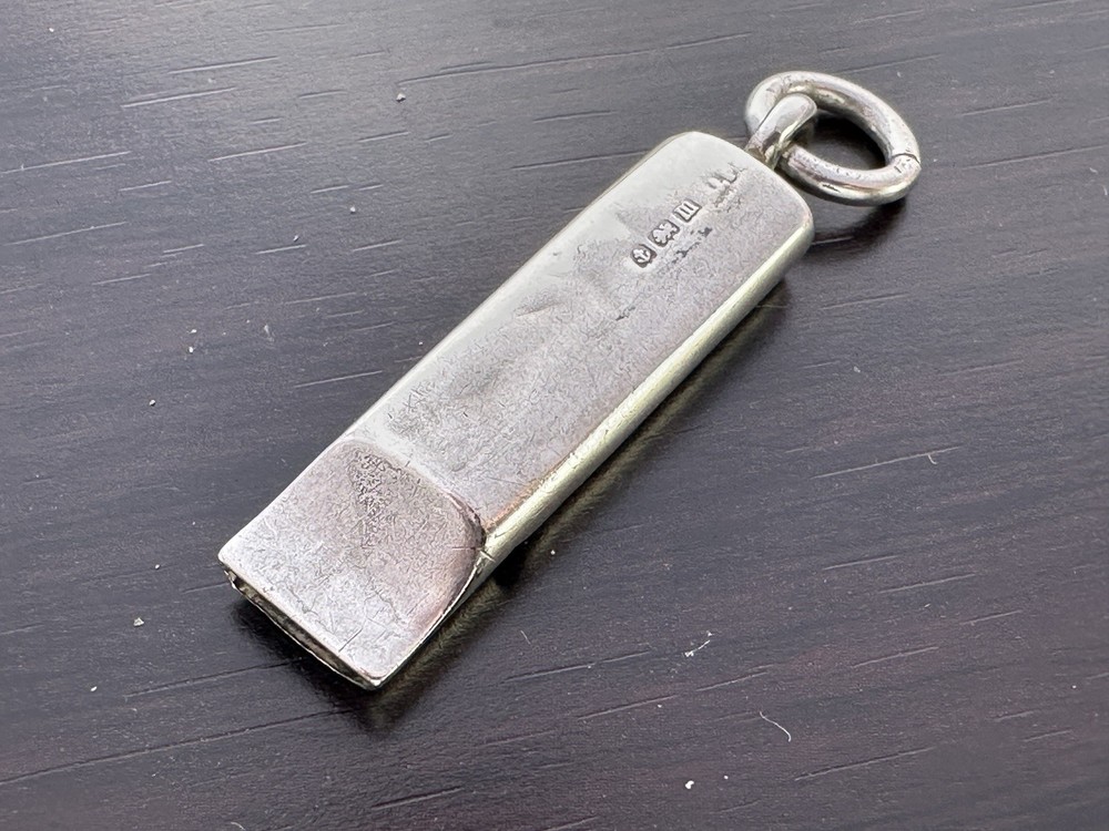 Antique Solid Silver Whistle c.1911