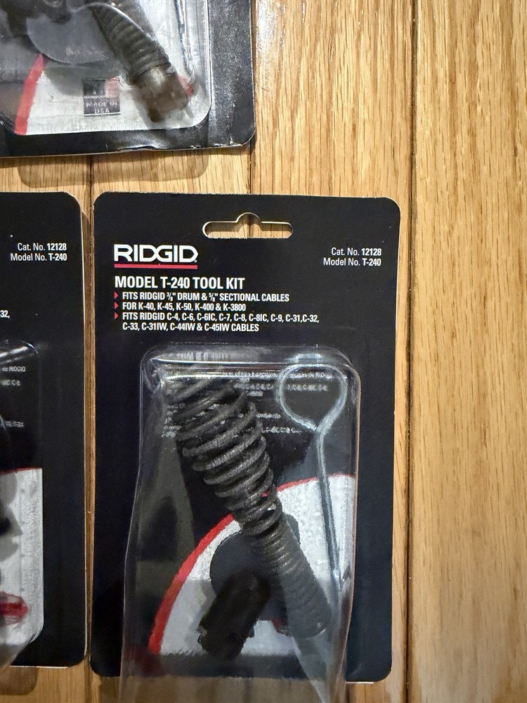 5 RIDGID T-240 TOOL KIT