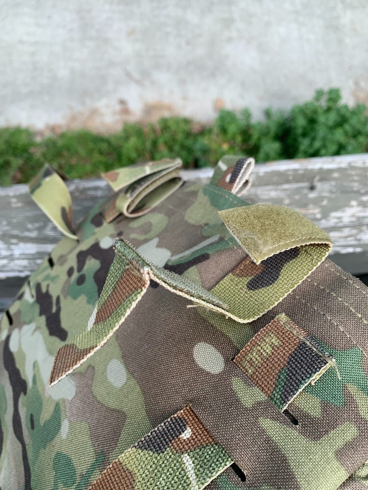 TopTacPro Multicam 2L Hydration/Back Panel Pouch, Laser Cut Molle, No Bladder