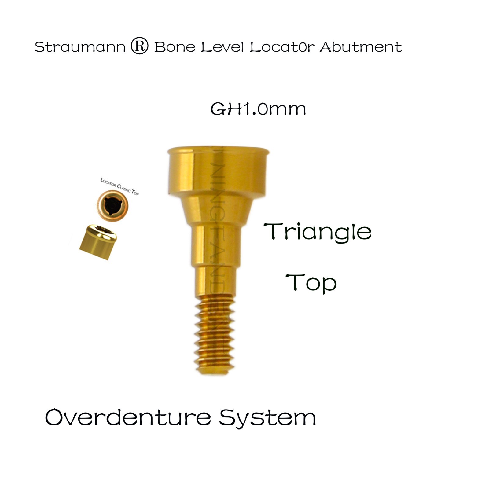 Implant Overdenture Abutment For Straumann NC/RC 1.0-5.0mm GH Locator System