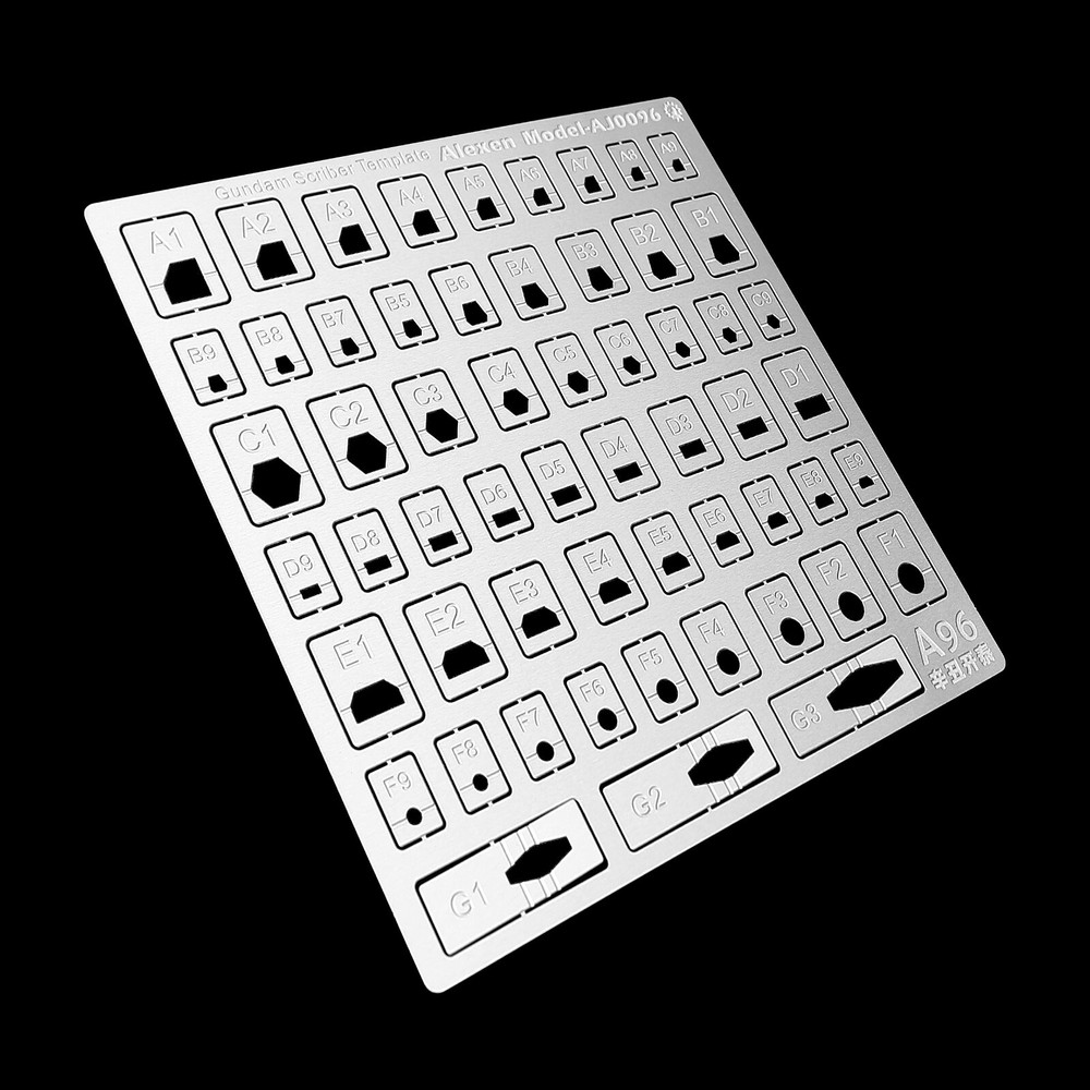 Flat and Folding Scribing Ruler Scriber Template Tool for Gundam Model
