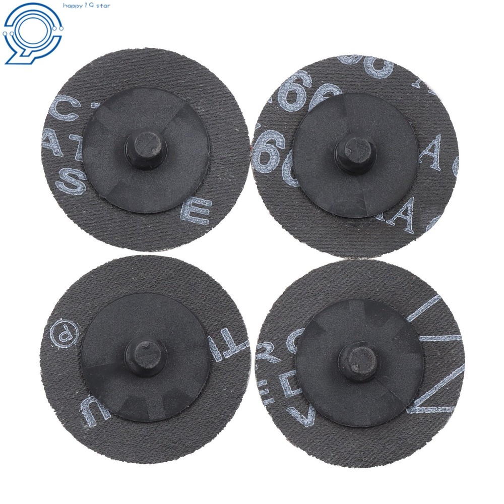 (150 Pcs) 2 Inch Sanding Discs 60 Grit Medium Roll Lock Die Grinder Sanding Disc