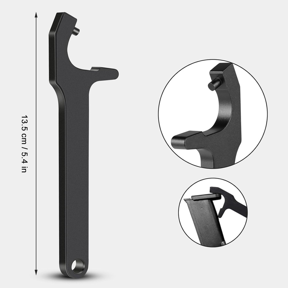Tool Kit for Glock with Front Sight Remove Pin Punch Magazine black-2