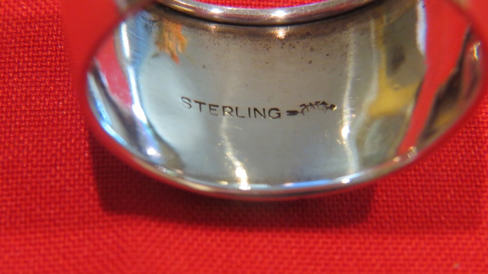 Sterling Silver Webster Napkin Ring no monogram