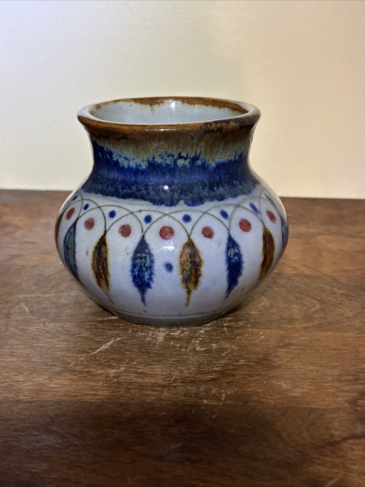 4” Tall glazed Mexico pottery