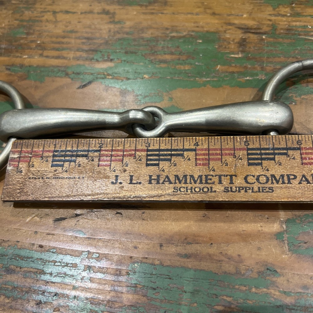 HS Herm Sprenger Never Rust Loose Ring Snaffle Bit 5 1/2 See Description
