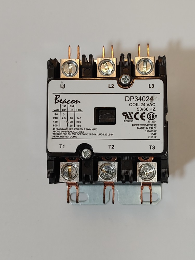 Beacon Definite Purpose Contactor 3 Pole DP34024