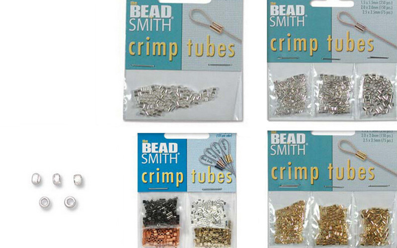 Crimp Tubes - Mixed Sizes & Colours
