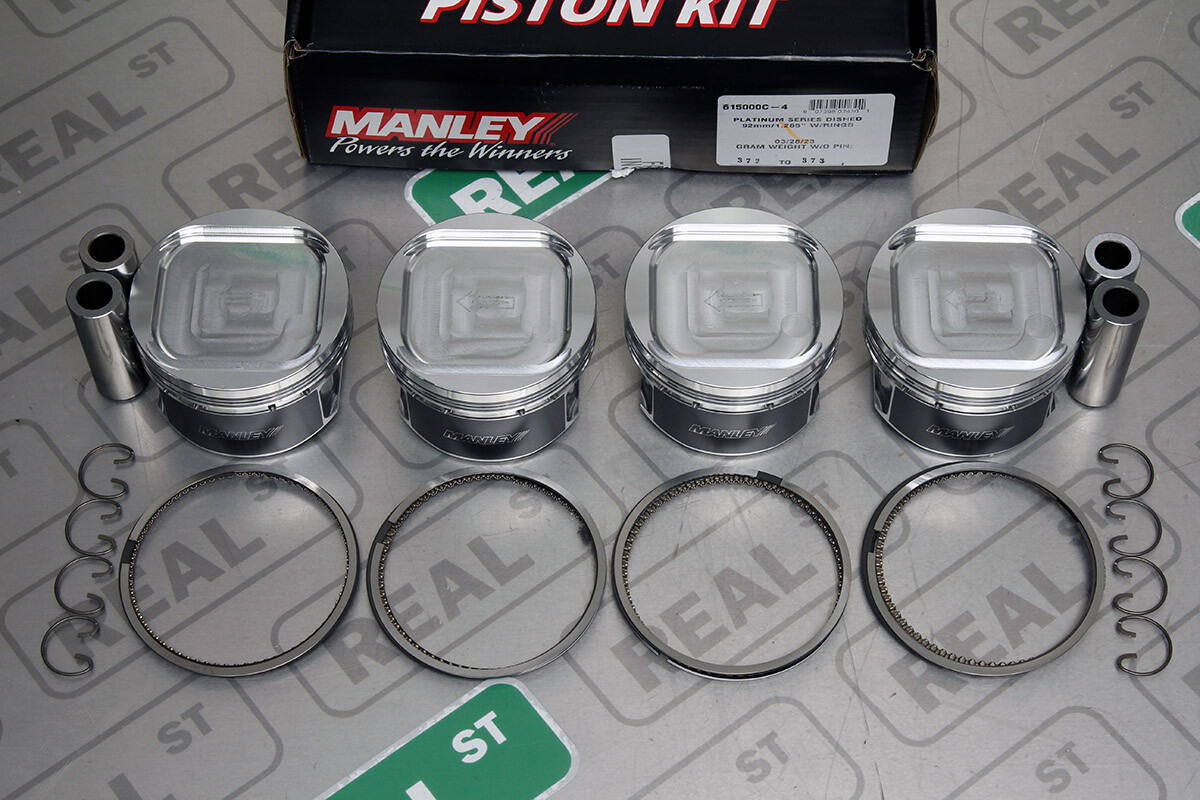 Manley Platinum Series Forged Pistons Fits Impreza WRX EJ20 EJ205 92mm 8.5.1 8.5