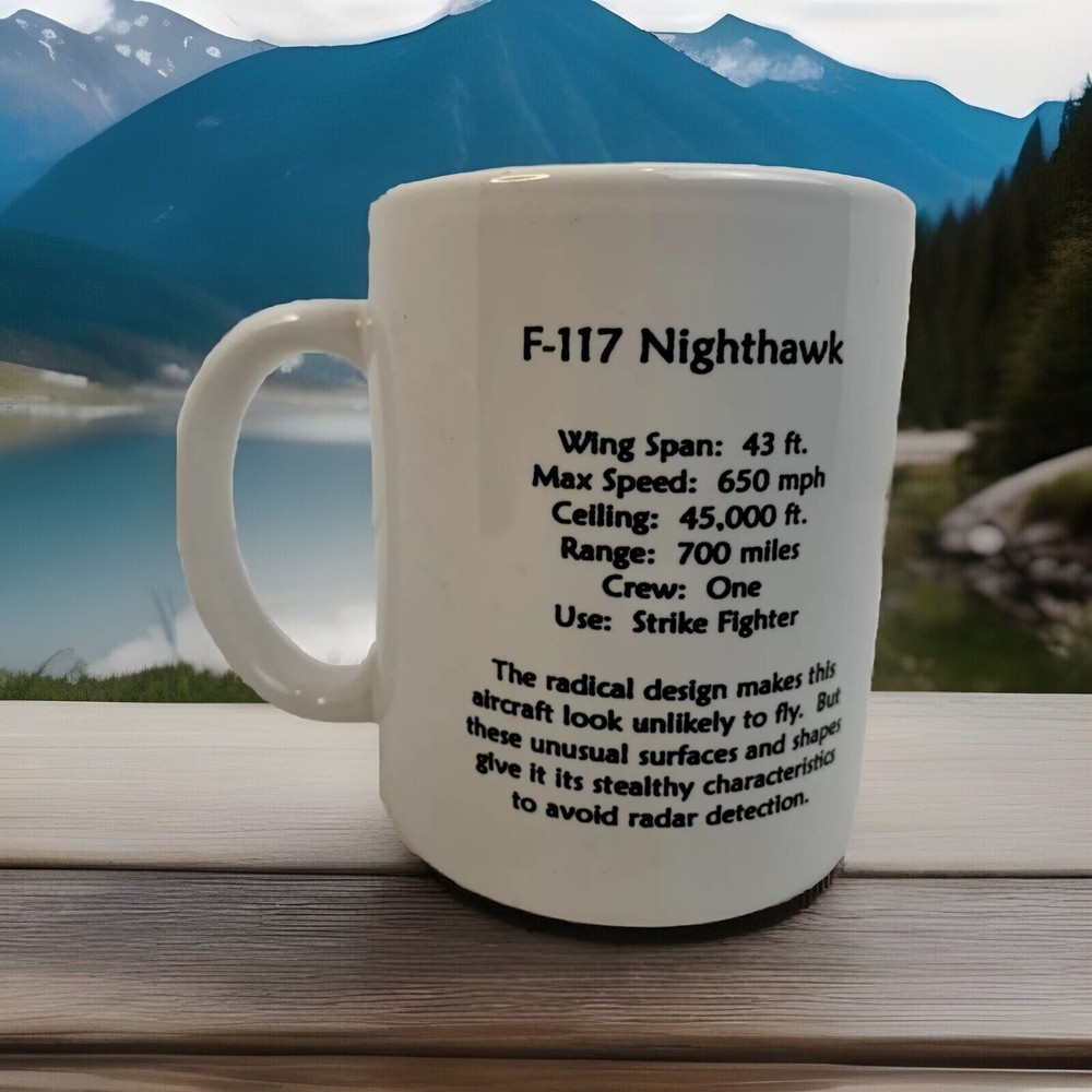 F-117 Nighthawk 8oz Born Aviation Mug