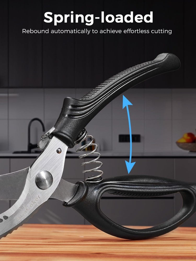 Poultry Shears Heavy Duty Kitchen Scissors for Meat Chicken Bone Fish