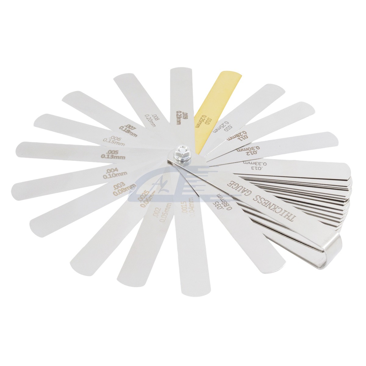 Universal Spark Plug Gap Tool 32 Blades Metric Feeler Gauge Gap Filler Measuring